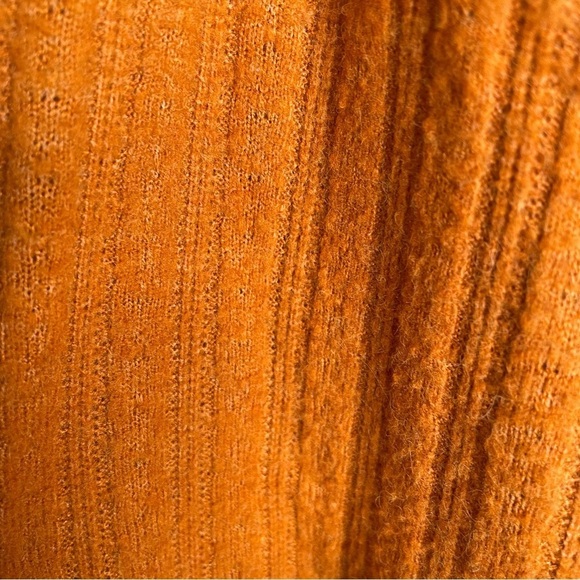 Maeve Rafela Hacci Surplice Top in Gold Bohemian Comfy Cozy Oversized XS - Picture 7 of 14